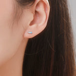 Silver Blue Ocean & Earring